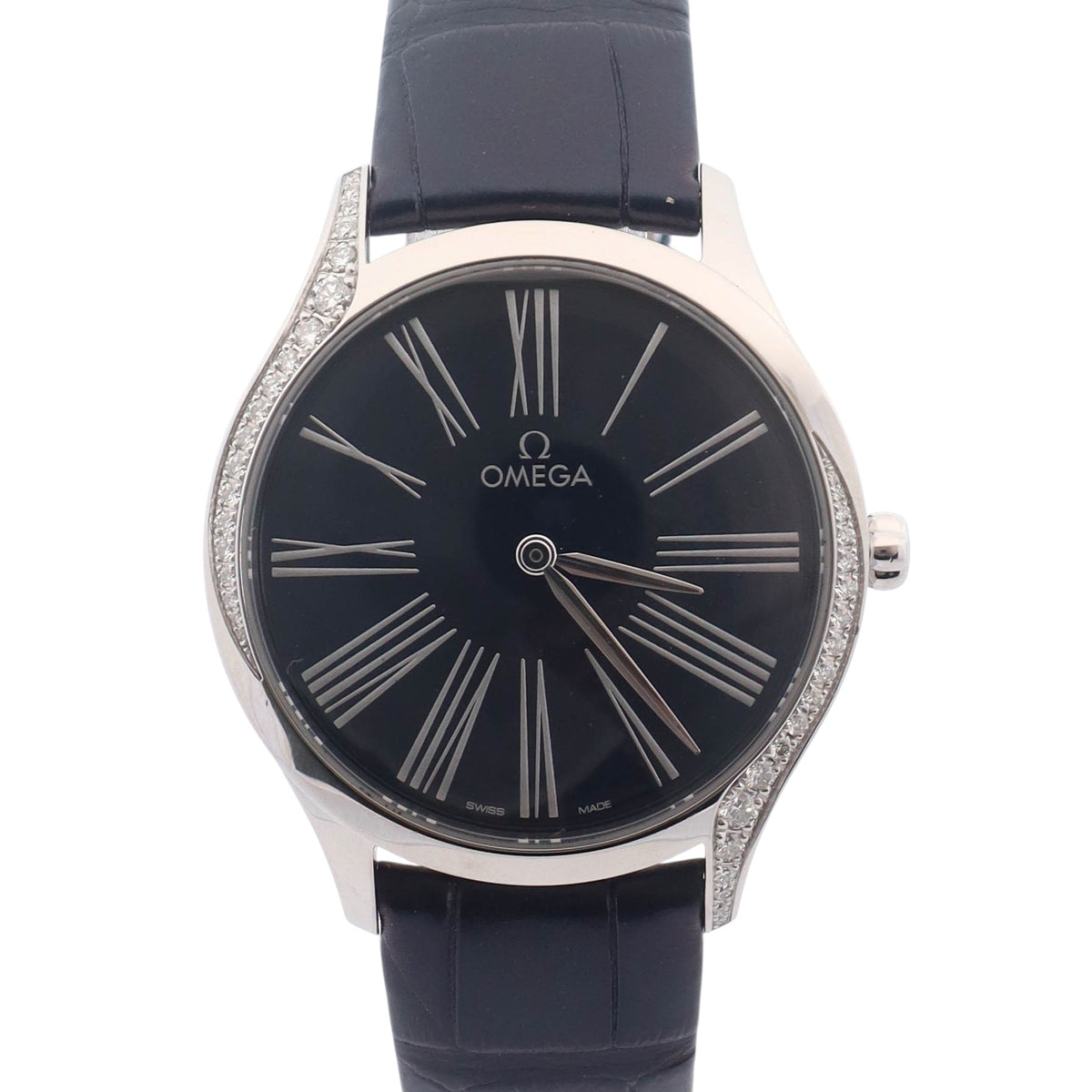Omega De Ville Prestige 36mm Blue Dial Watch Ref# 428.18.36.60.03.001