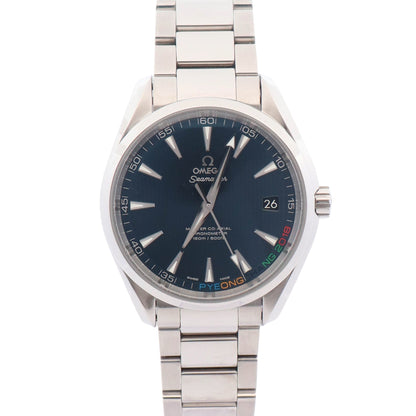 Omega Seamaster Aqua Terra 41.5mm Blue Dial Watch Ref# 522.10.42.21.03.001
