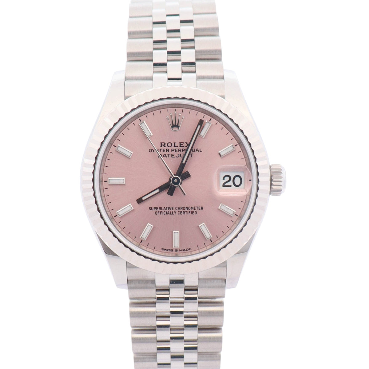 Rolex Datejust 31mm Pink Dial Watch Ref# 278274