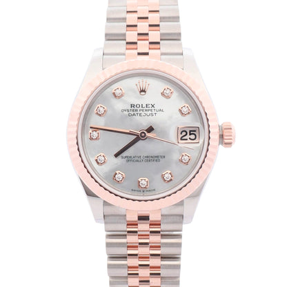 Rolex Datejust 31mm MOP Diamond Dial Watch Ref# 278271
