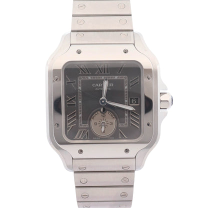 Cartier Santos 40mm Grey Dial Watch Ref# WSSA0076