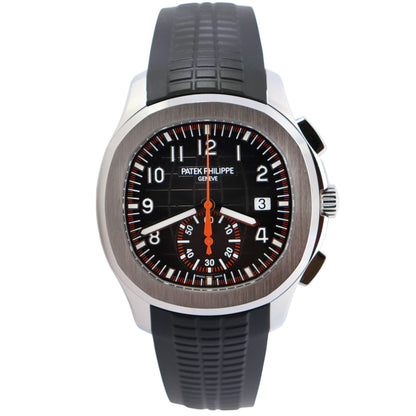 Patek Philippe Aquanaut 42mm Grey Dial Watch Ref# 5968A-001 - Happy Jewelers Fine Jewelry Lifetime Warranty