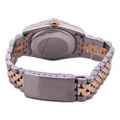 Rolex Datejust Two Tone Yellow Gold & Steel 31mm White Jubilee Diamond Dial Watch Reference# 178273 - Happy Jewelers Fine Jewelry Lifetime Warranty