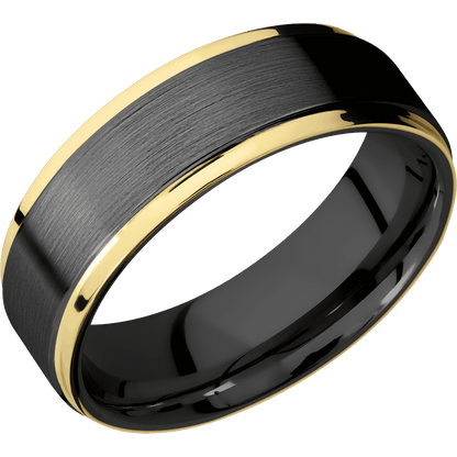 Zirconium + Satin , Polish Finish - Happy Jewelers Fine Jewelry Lifetime Warranty