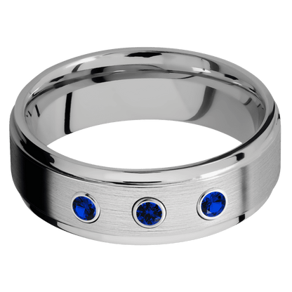 Titanium + Satin , Polish Finish - Happy Jewelers Fine Jewelry Lifetime Warranty