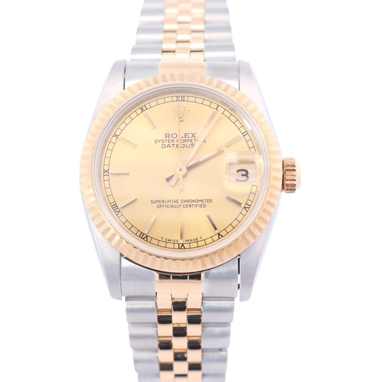 Rolex Datejust 31mm Champagne Dial Ref# 68273