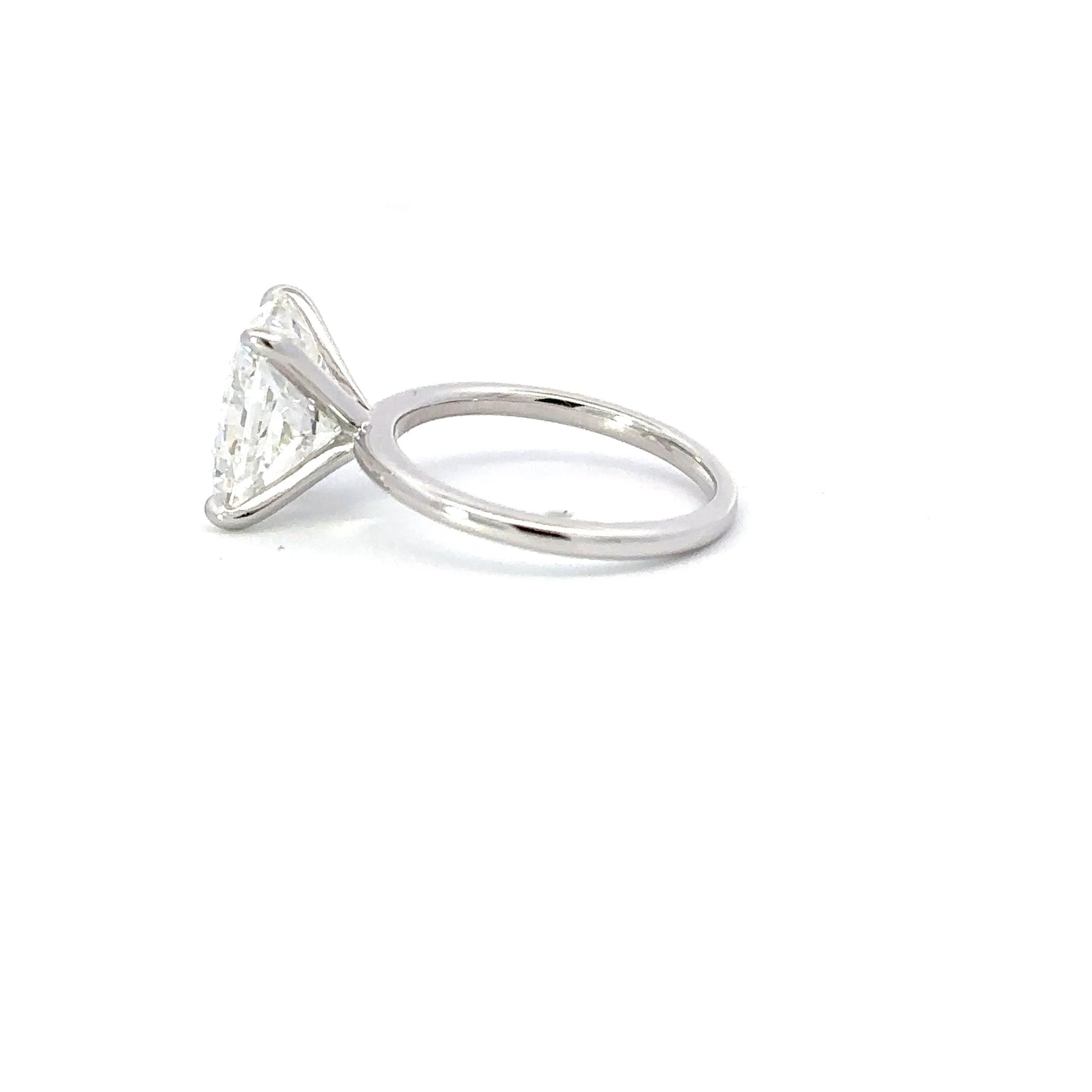 5.21 Carat Radiant Lab Grown Diamond Engagement Ring - Happy Jewelers Fine Jewelry Lifetime Warranty