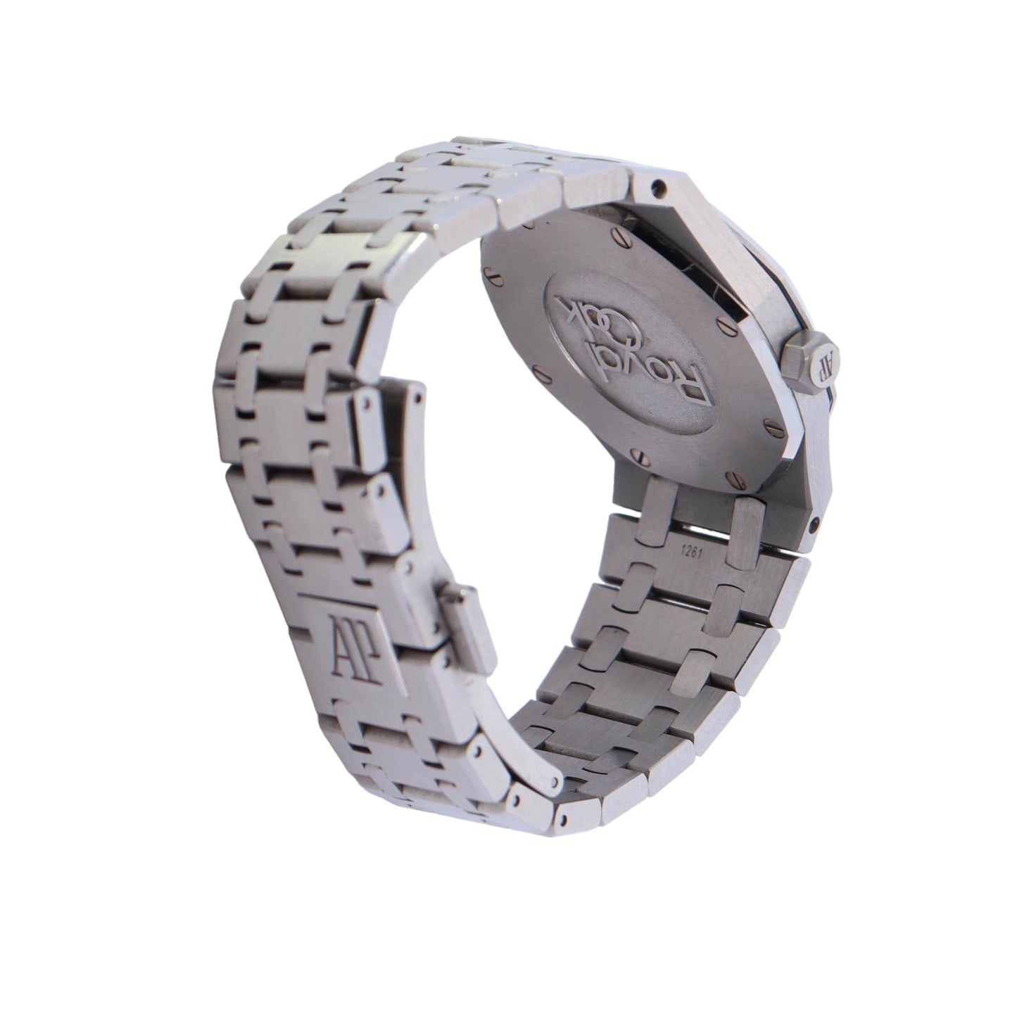 Audemars Piguet Ladies Royal Oak Stainless Steel 33mm White Stick Dial Watch Reference# 67651ST.ZZ.1261ST.01 - Happy Jewelers Fine Jewelry Lifetime Warranty