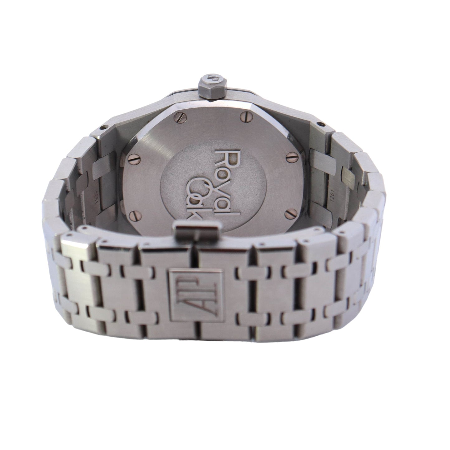 Audemars Piguet Ladies Royal Oak Stainless Steel 33mm White Stick Dial Watch Reference# 67651ST.ZZ.1261ST.01 - Happy Jewelers Fine Jewelry Lifetime Warranty