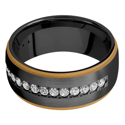 Zirconium + Satin , Polish Finish - Happy Jewelers Fine Jewelry Lifetime Warranty