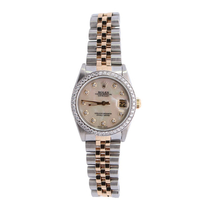 Rolex Datejust 31mm White MOP Dial Watch Ref# 68273 - Happy Jewelers Fine Jewelry Lifetime Warranty