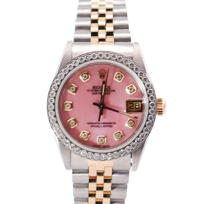 Rolex Datejust 31mm MOP Dial Watch Ref# 68273 - Happy Jewelers Fine Jewelry Lifetime Warranty