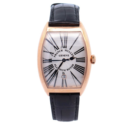 Franck Muller Curvex 34mm White Dial Ref# 6850 B SC DT RA - Happy Jewelers Fine Jewelry Lifetime Warranty