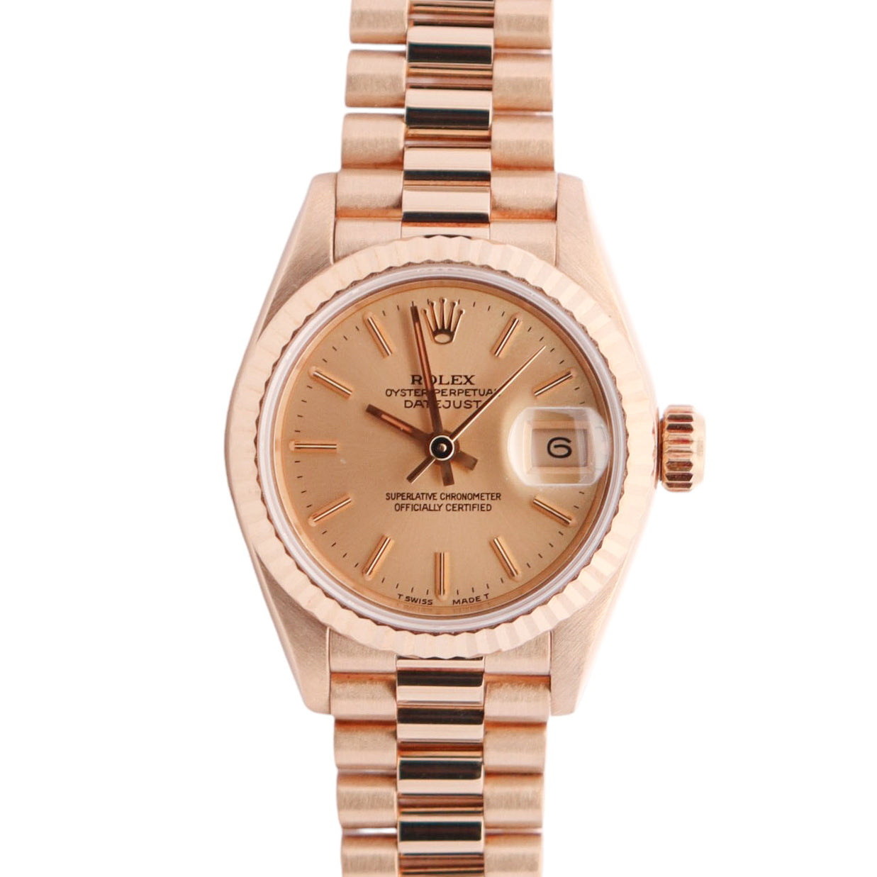 Rolex Datejust 26mm Champagne Dial Watch Ref# 69178 - Happy Jewelers Fine Jewelry Lifetime Warranty