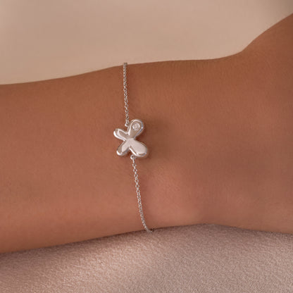 Bezzle Diamond Bubble Butterfly Bracelet - Happy Jewelers Fine Jewelry Lifetime Warranty