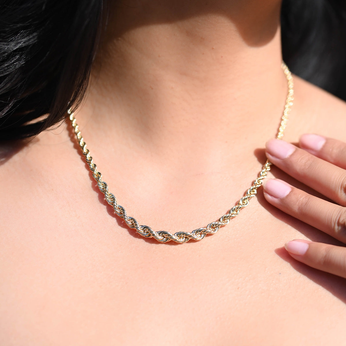 Graduated Rope Chain Necklace - Happy Jewelers Fine Jewelry Lifetime Warranty