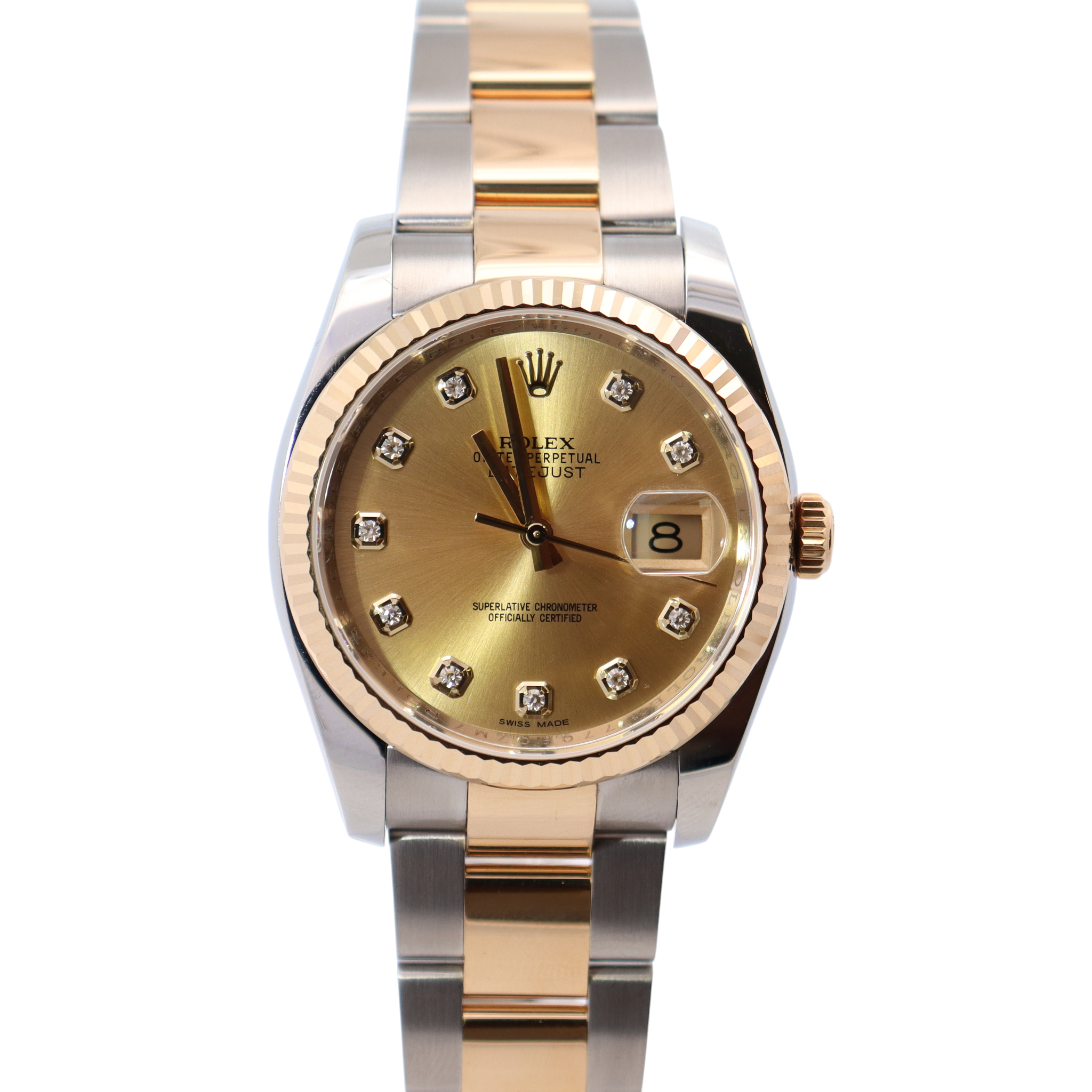 Rolex Datejust 36mm Champagne Dial Watch Ref# 116233 - Happy Jewelers Fine Jewelry Lifetime Warranty
