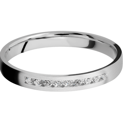 14K White Gold + Satin Finish - Happy Jewelers Fine Jewelry Lifetime Warranty