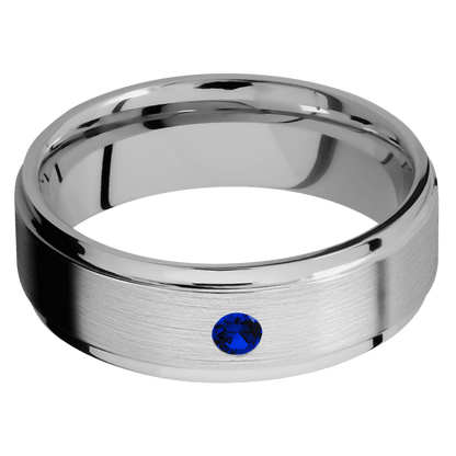 Titanium + Satin , Polish Finish - Happy Jewelers Fine Jewelry Lifetime Warranty