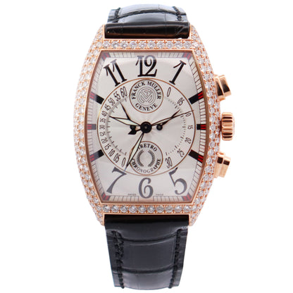 Franck Muller Cintree 34mm White Dial Watch Ref# 7850 CC B D - Happy Jewelers Fine Jewelry Lifetime Warranty