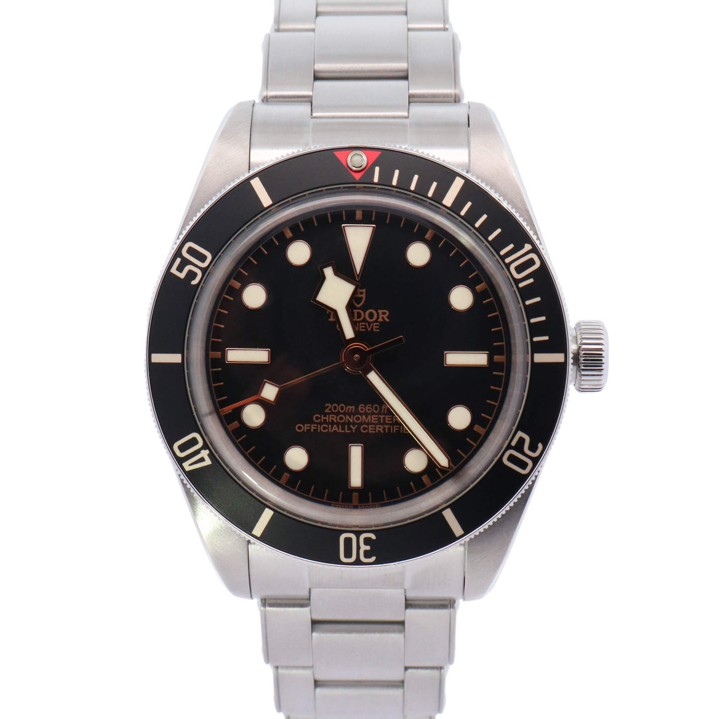 Tudor Black Bay Fifty-Eight Stainless Steel 39mm Black Dot Dial Watch Reference# 79030N - Happy Jewelers Fine Jewelry Lifetime Warranty