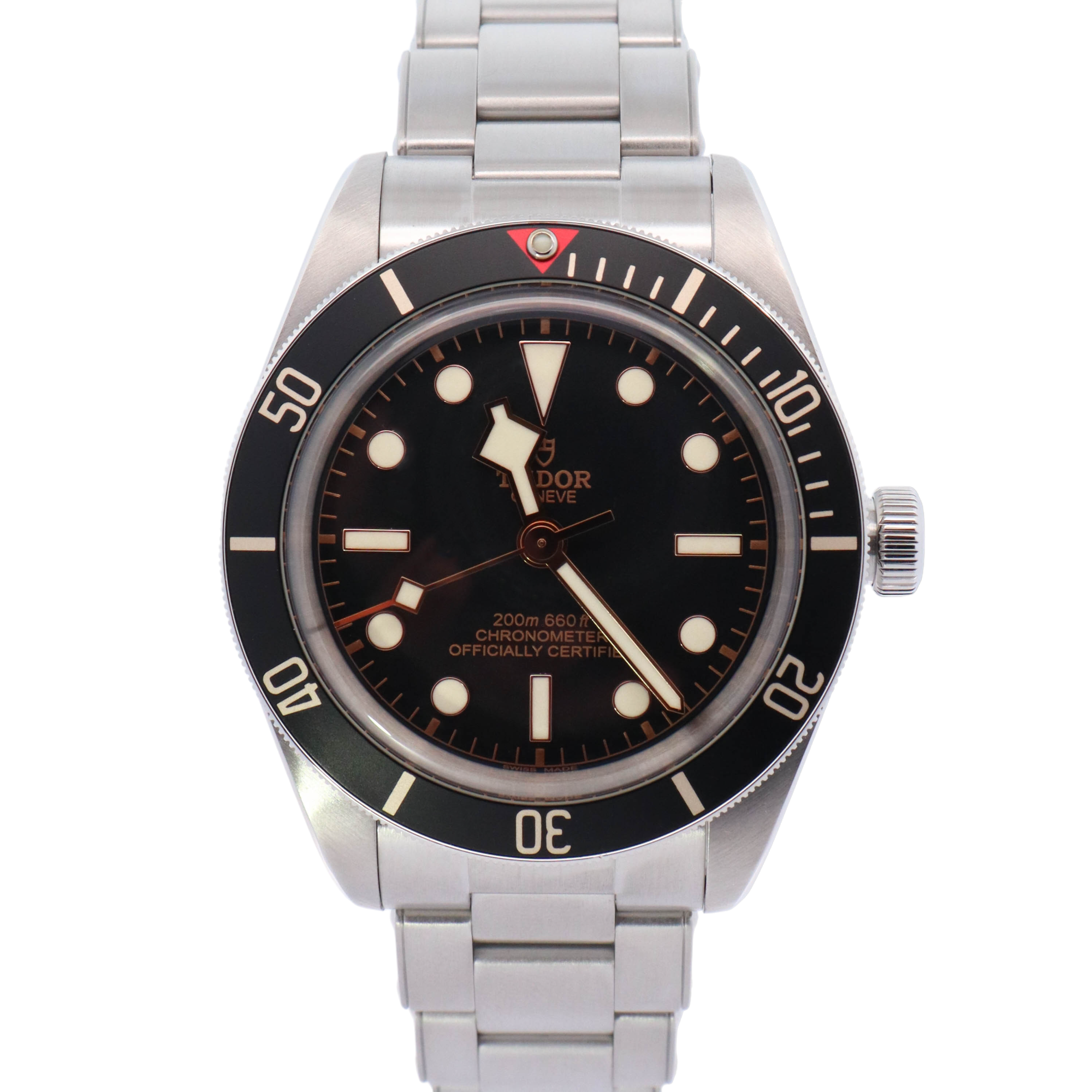 Tudor Black Bay 39mm Black Dial Watch Ref# 79030N - Happy Jewelers Fine Jewelry Lifetime Warranty