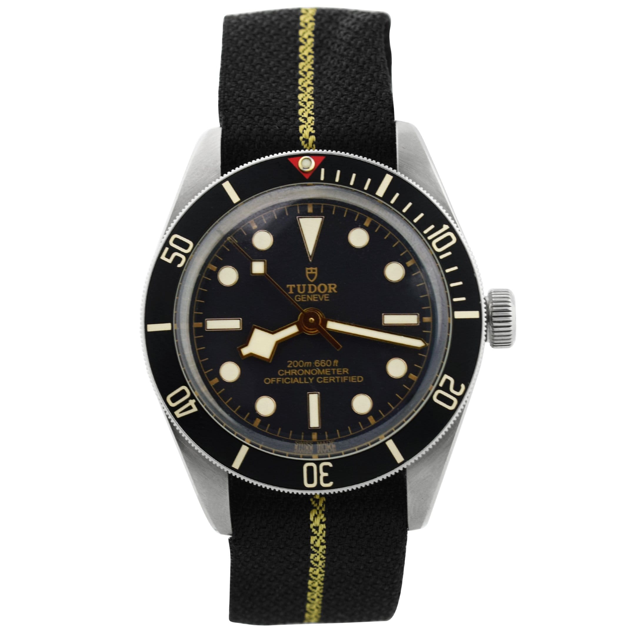 Tudor Black Bay 39mm Black Dial Watch Ref# 79030N - Happy Jewelers Fine Jewelry Lifetime Warranty