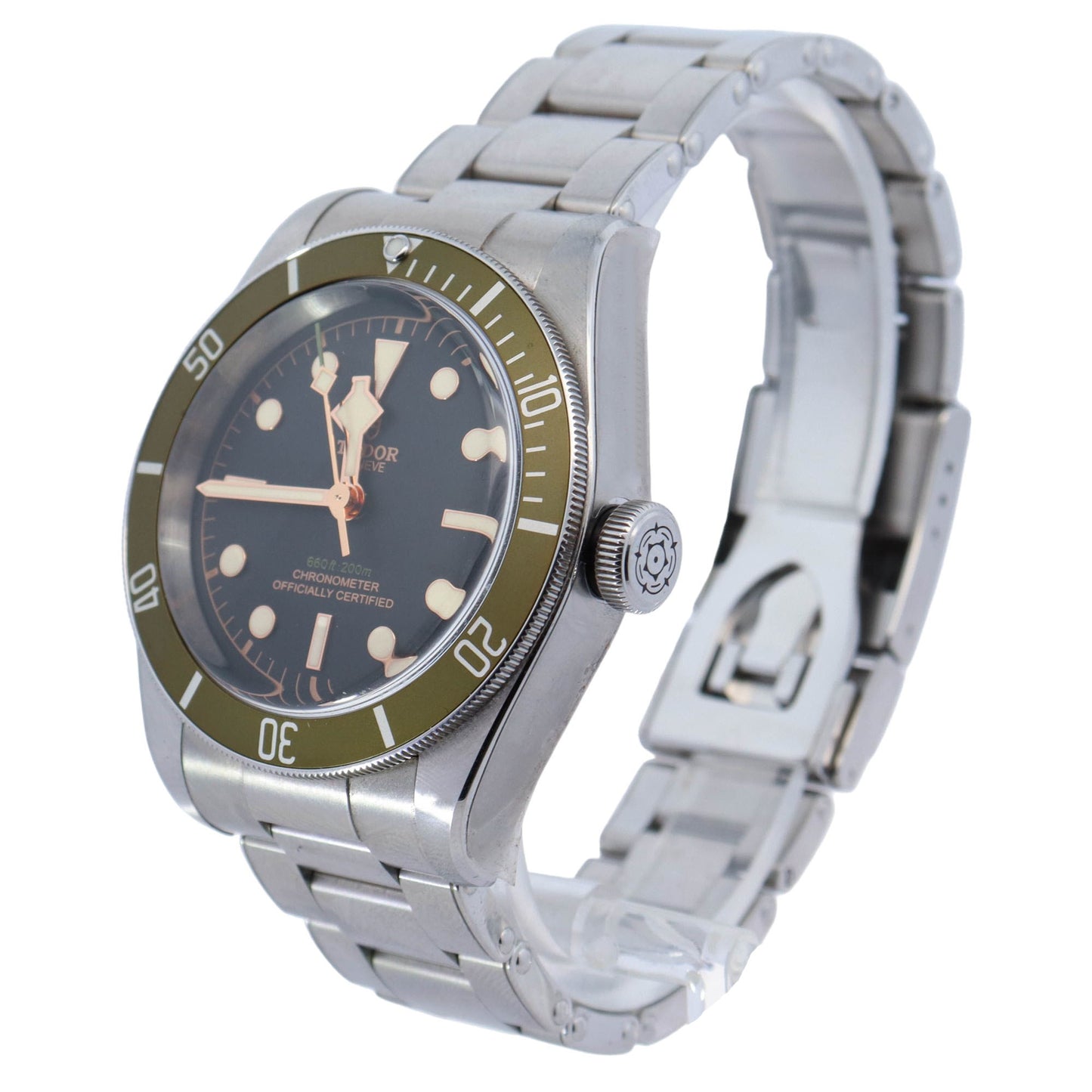 Tudor Black Bay Herritage Harrods Edition Stainless Steel 41mm Black Dot Dial Watch Reference# 79230G - Happy Jewelers Fine Jewelry Lifetime Warranty