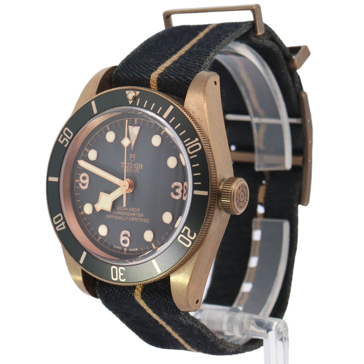 Tudor Black Bay Bronze 43mm Black Dot & Arabic Dial Watch Reference# 79250BA