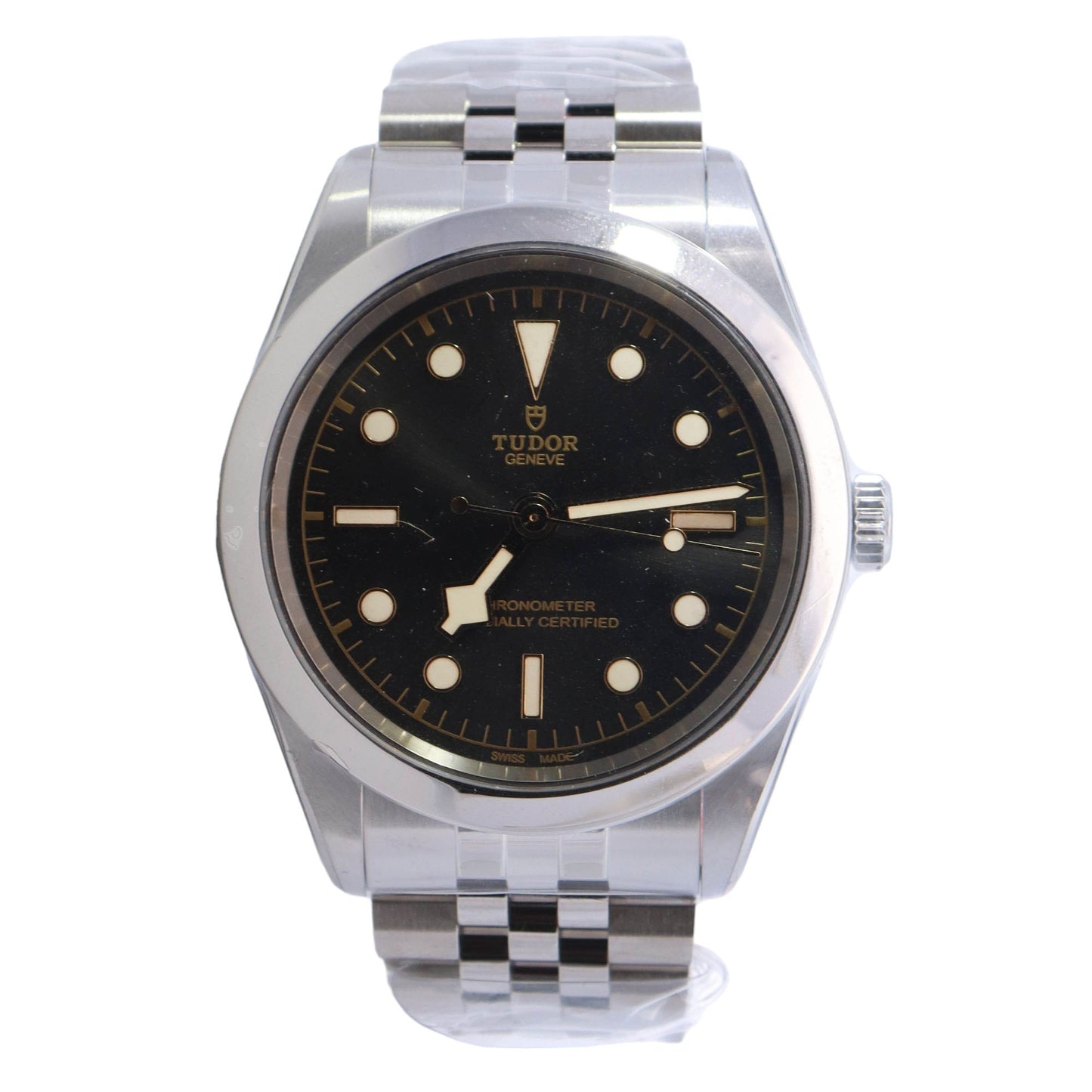 Tudor Black Bay Stainless Steel 41mm Black Dot Dial Watch Reference# 79680 - Happy Jewelers Fine Jewelry Lifetime Warranty