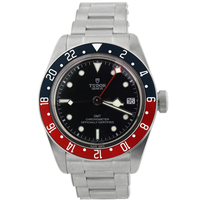 Tudor Black Bay GMT 41mm Black Dial Ref# 79830RB - Happy Jewelers Fine Jewelry Lifetime Warranty