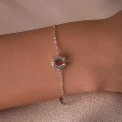 Bezzle Diamond Bubble Horseshoe Bracelet - Happy Jewelers Fine Jewelry Lifetime Warranty