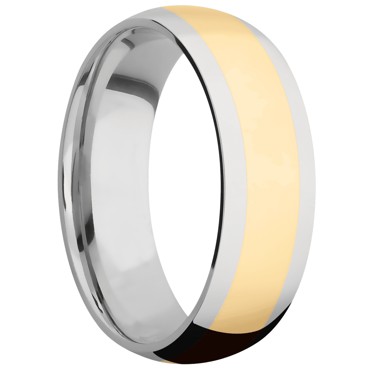 14K White Gold + Polish Finish