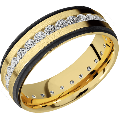 18K Yellow Gold + Stone , Polish Finish - Happy Jewelers Fine Jewelry Lifetime Warranty