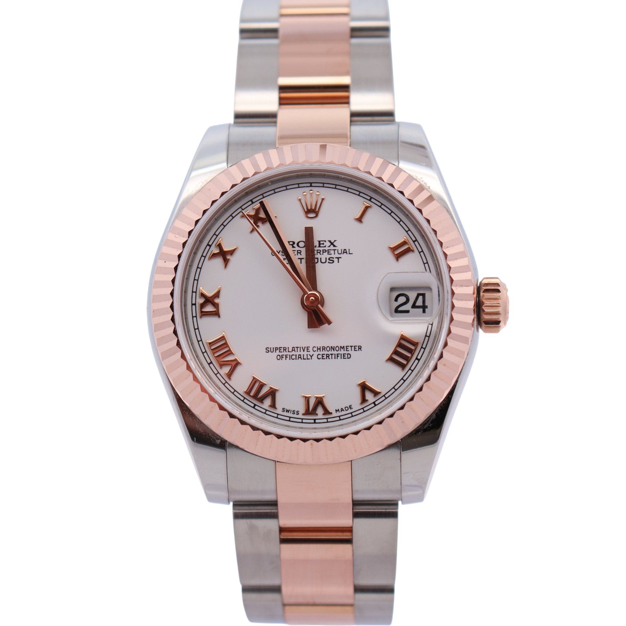 Rolex Datejust 31mm White Dial Watch Ref# 178271 - Happy Jewelers Fine Jewelry Lifetime Warranty