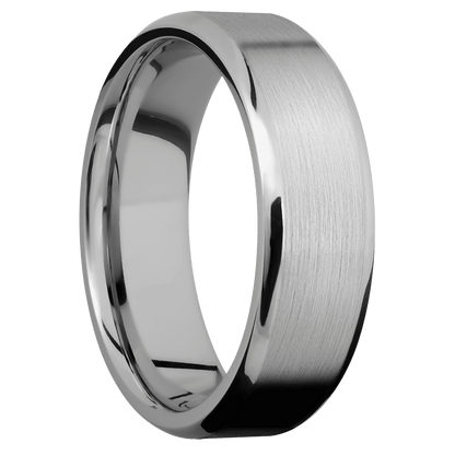 Titanium + Satin , Polish Finish - Happy Jewelers Fine Jewelry Lifetime Warranty
