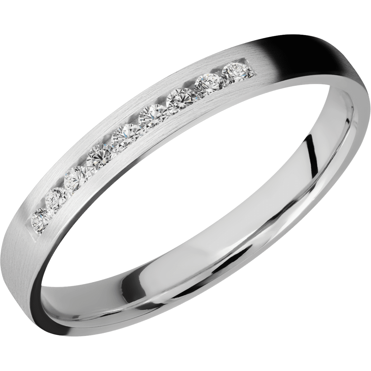 14K White Gold + Satin Finish - Happy Jewelers Fine Jewelry Lifetime Warranty