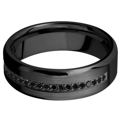 Zirconium + Satin , Polish Finish - Happy Jewelers Fine Jewelry Lifetime Warranty