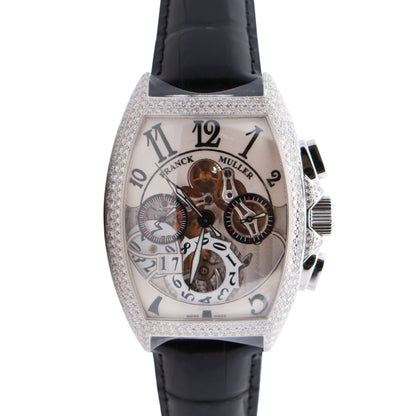 Franck Muller Cintree 39mm Silver Dial Watch Ref# 8083 CC GD DO D - Happy Jewelers Fine Jewelry Lifetime Warranty