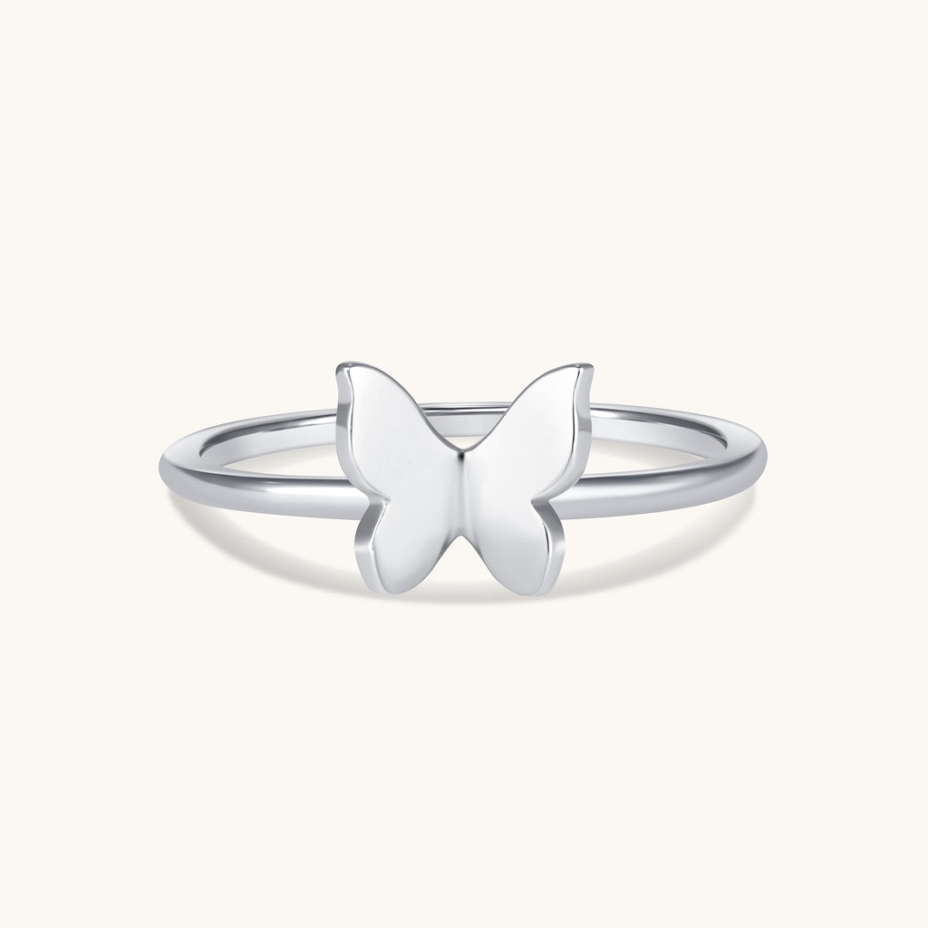 Simple Butterfly Ring – Happy Jewelers