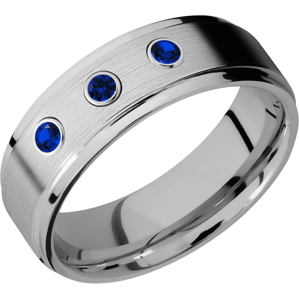 Titanium + Satin , Polish Finish - Happy Jewelers Fine Jewelry Lifetime Warranty