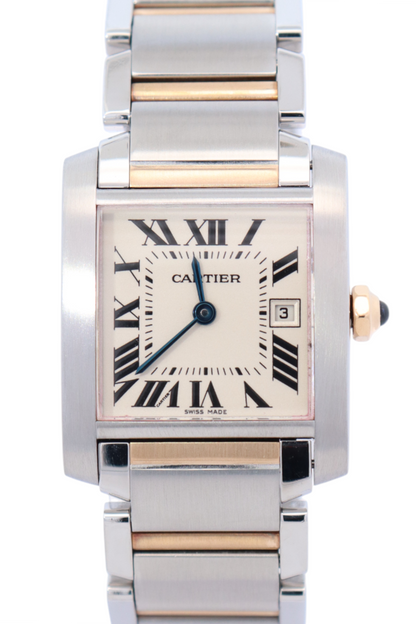 Cartier Tank 25mm White Dial Watch Ref# W51012Q4