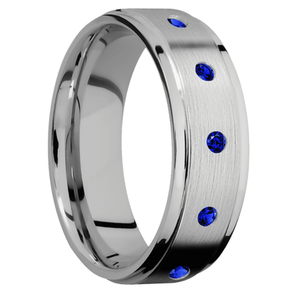 Titanium + Satin , Polish Finish - Happy Jewelers Fine Jewelry Lifetime Warranty