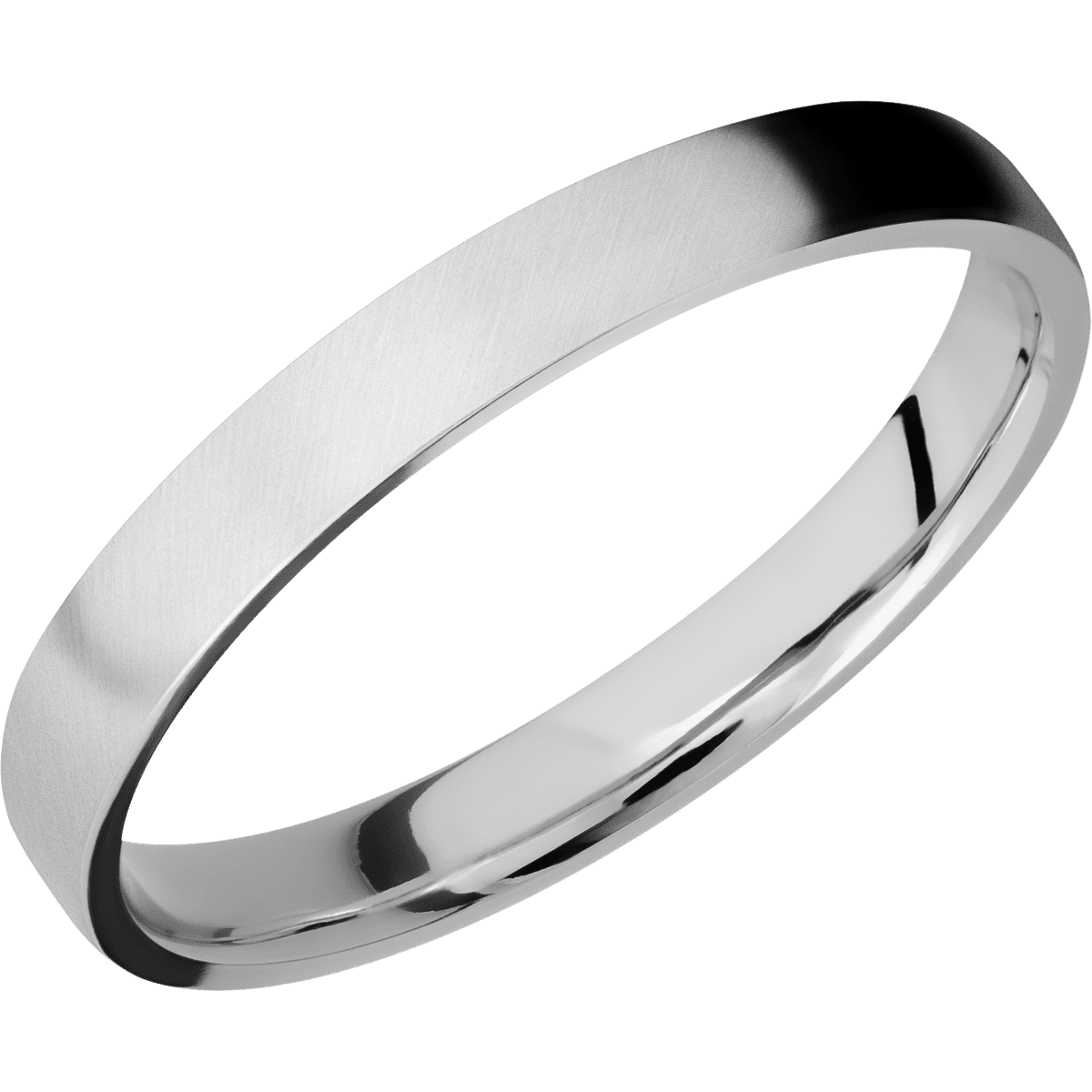 18K White Gold + Anglesatin Finish - Happy Jewelers Fine Jewelry Lifetime Warranty