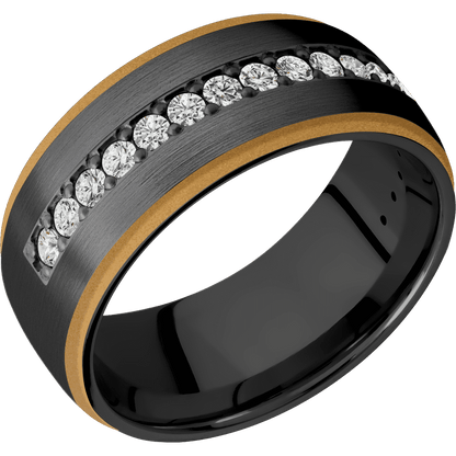 Zirconium + Satin , Polish Finish - Happy Jewelers Fine Jewelry Lifetime Warranty