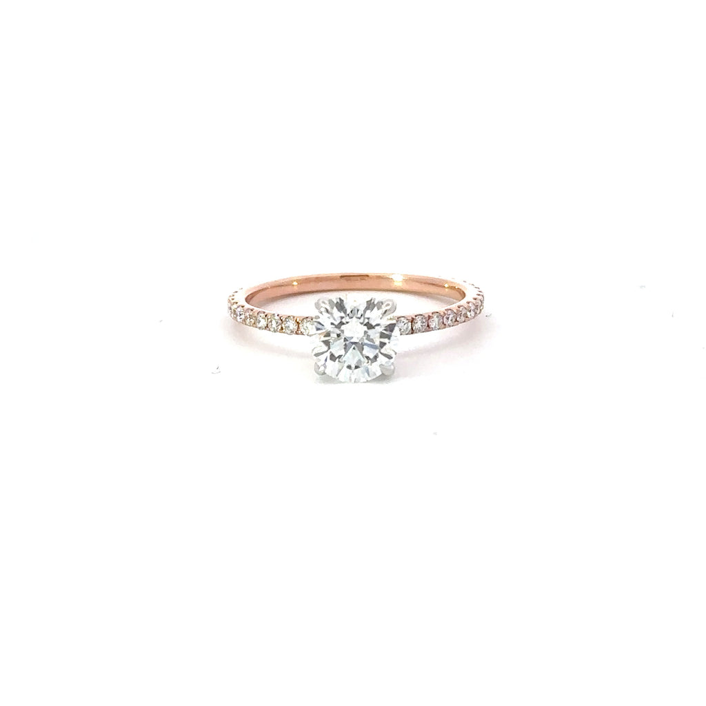 1.06 Carat Lab Round Engagement Ring with Signature Setting | Engagement Ring Wednesday - Happy Jewelers Fine Jewelry Lifetime Warranty