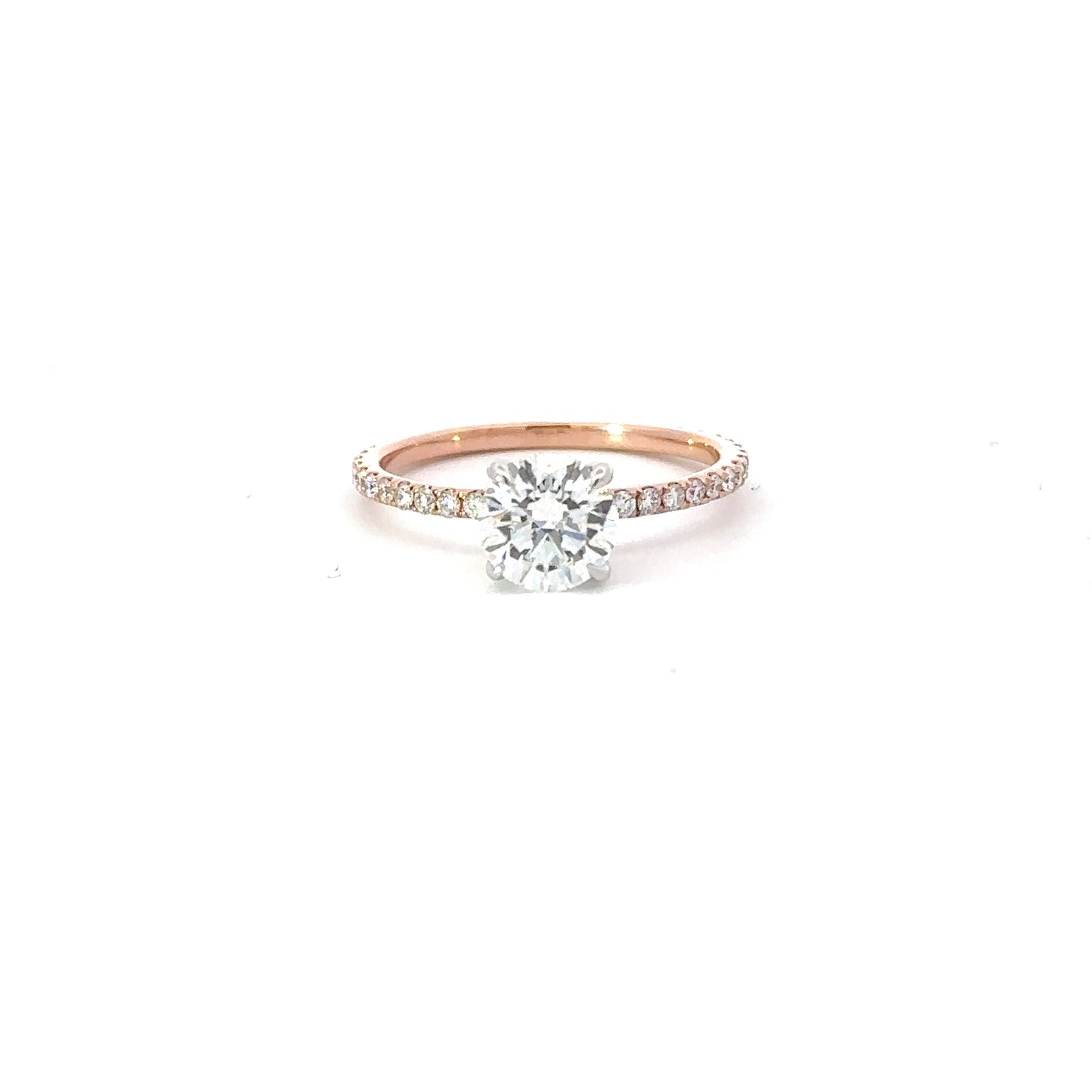 1.06 Carat Lab Round Engagement Ring with Signature Setting | Engagement Ring Wednesday - Happy Jewelers Fine Jewelry Lifetime Warranty