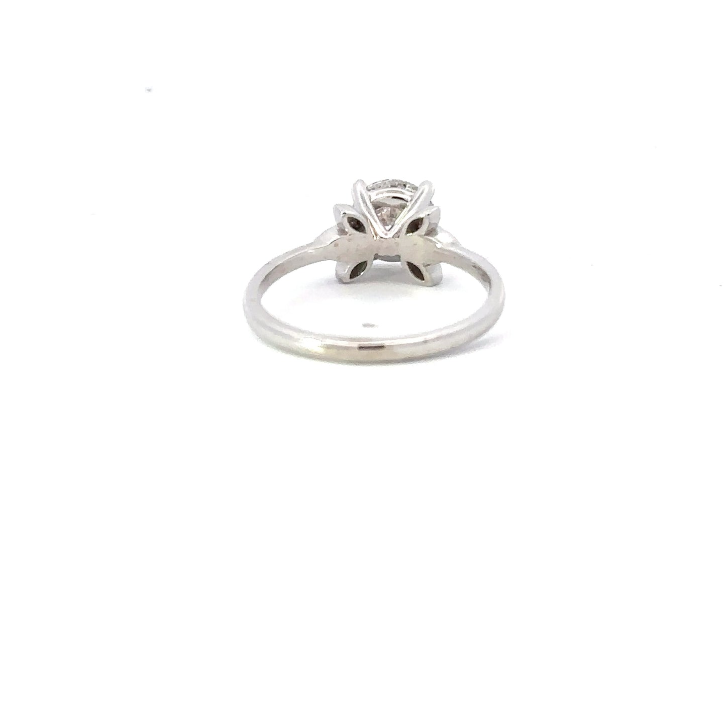 1.54 Carat Round Lab Grown Diamond Engagement Ring - Happy Jewelers Fine Jewelry Lifetime Warranty