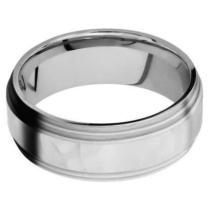 10K White Gold + Rockpolish , Satin Finish - Happy Jewelers Fine Jewelry Lifetime Warranty