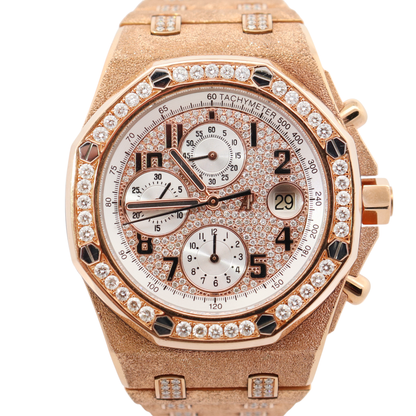 Audemars Piguet Royal Oak 42mm Diamond Dial Watch - Happy Jewelers Fine Jewelry Lifetime Warranty